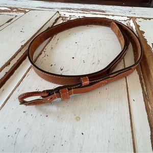 Vintage Jordache Brown Leather Belt Size 36
